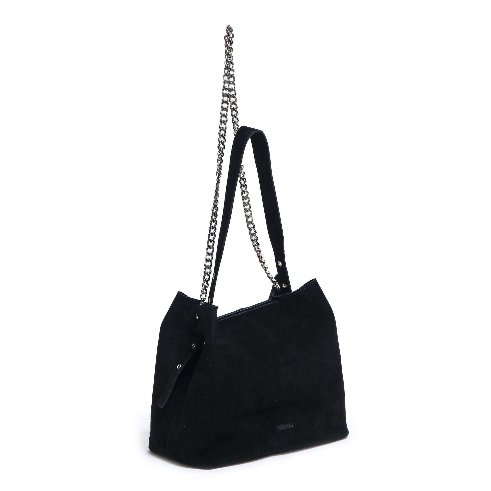 Núnoo Chiara new suede black Large Black