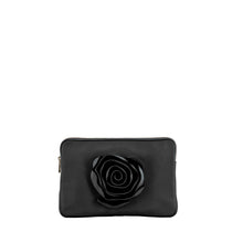 Clutch Rose Cozy Black w. Gold