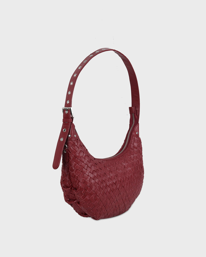 Núnoo Dagmar Braided Mountain Maroon Medium Maroon