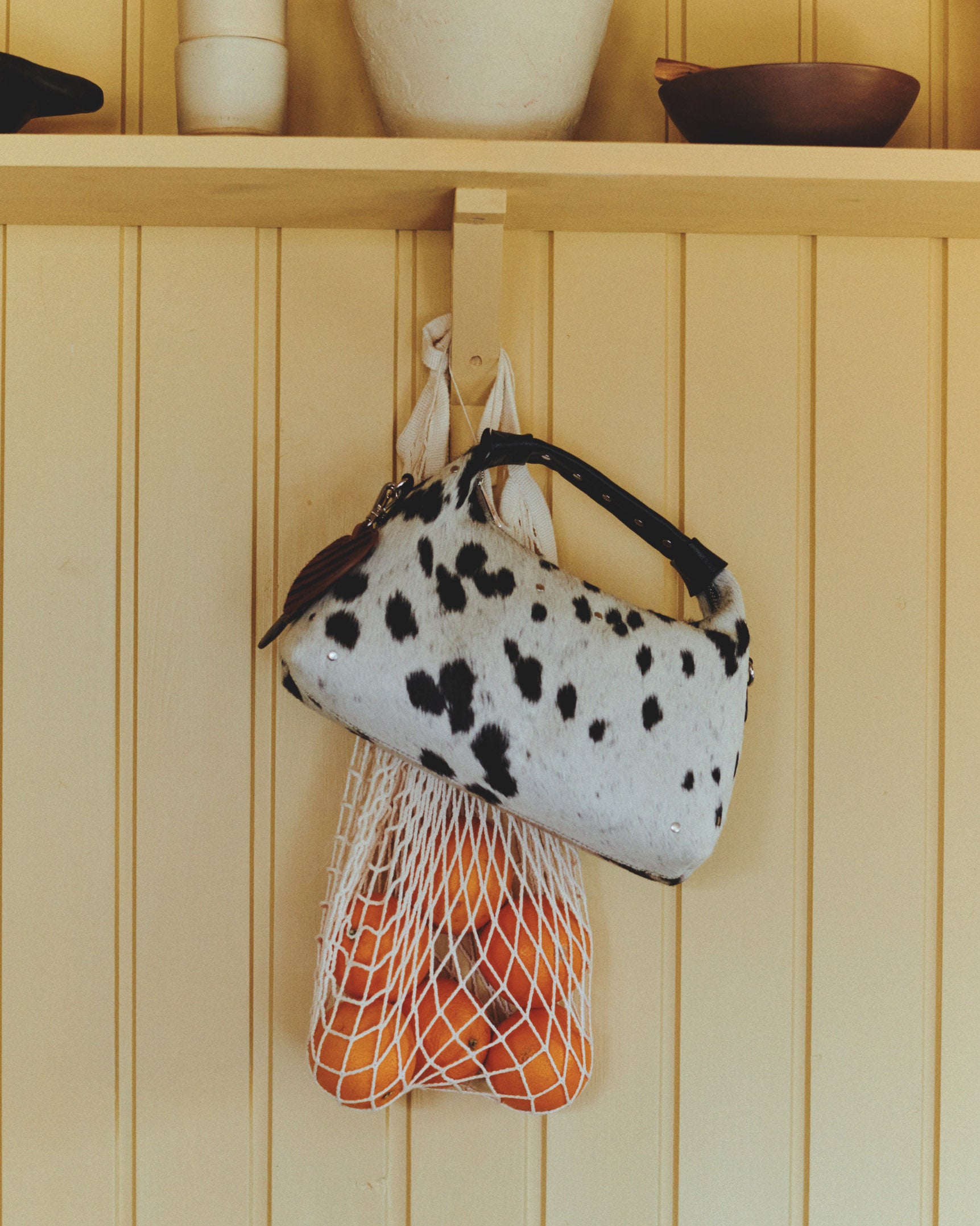 Núnoo Dandy Black Dots Medium Black/white