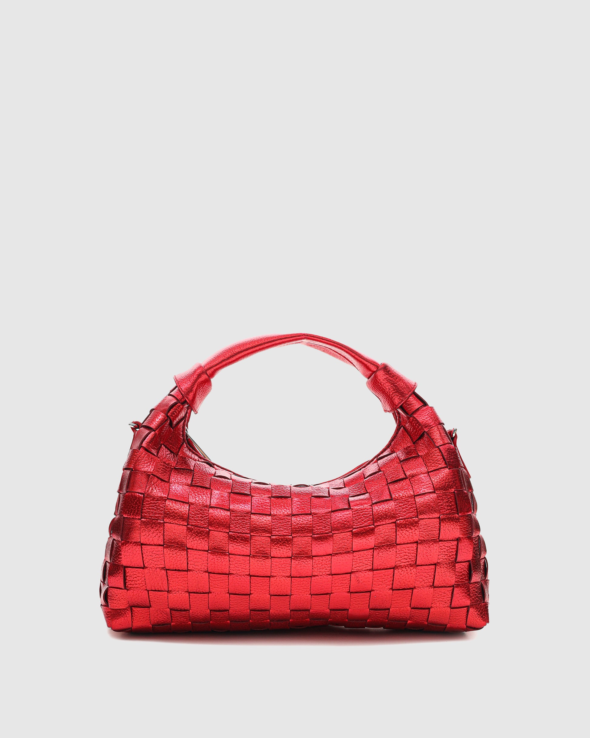 Núnoo Dandy Braided Metallic Bright Red Medium