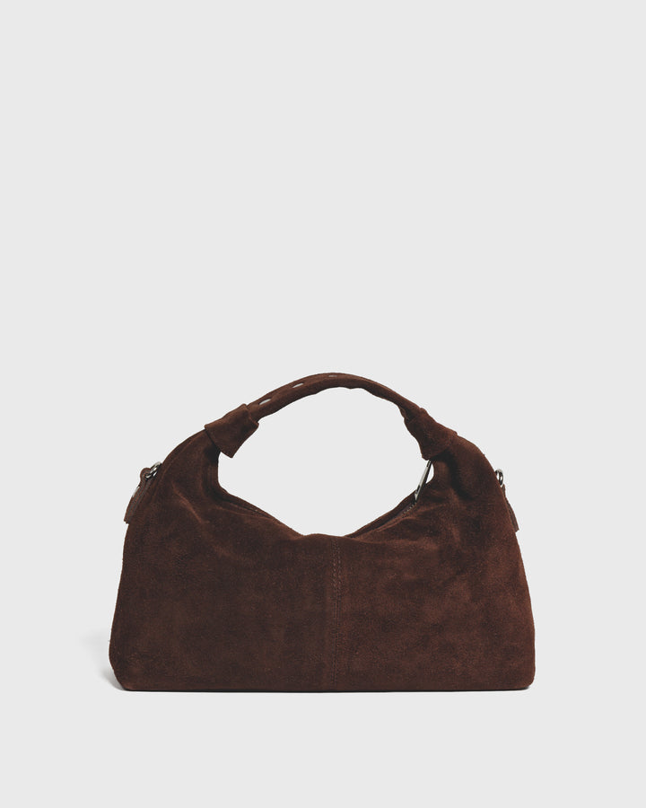 Núnoo Dandy Rivet Suede Chocolate Medium Chocolate