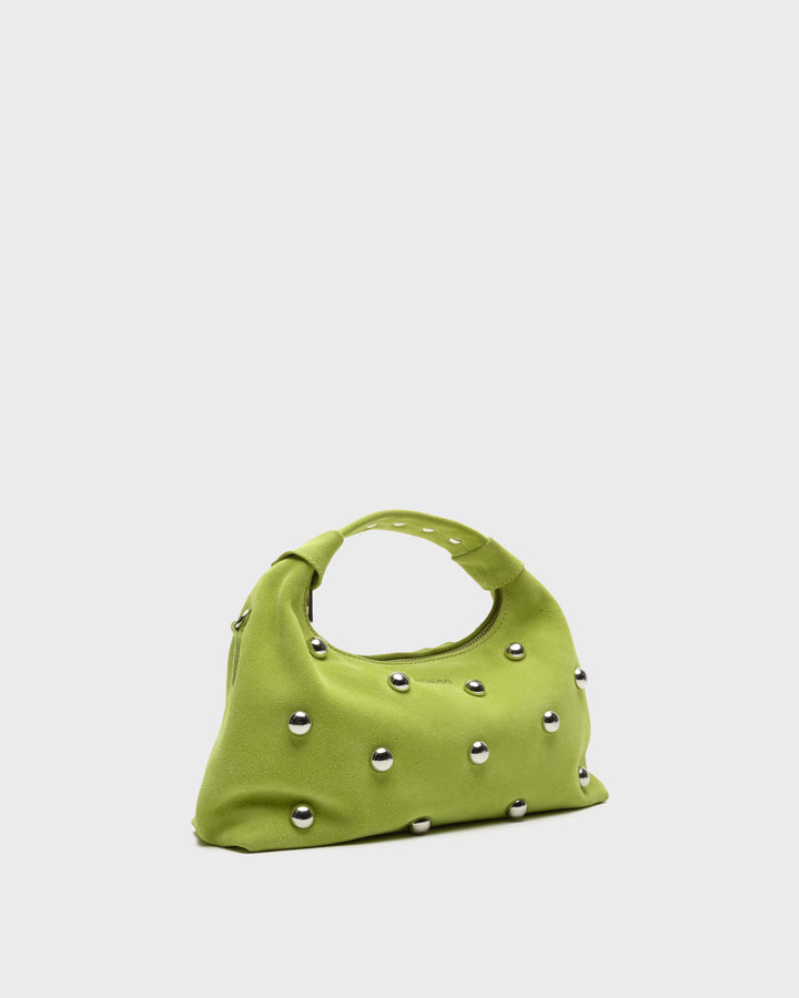 Núnoo Dandy Rivet Suede Lime Medium Lime