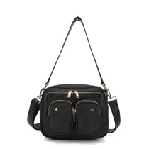 Ellie Recycled Nylon Black w. Gold