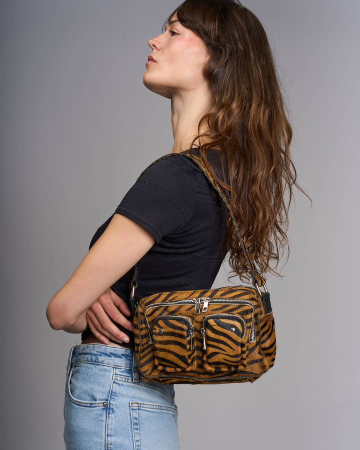 Núnoo Ellie Stripes Deluxe Dark Brown Medium Stripes