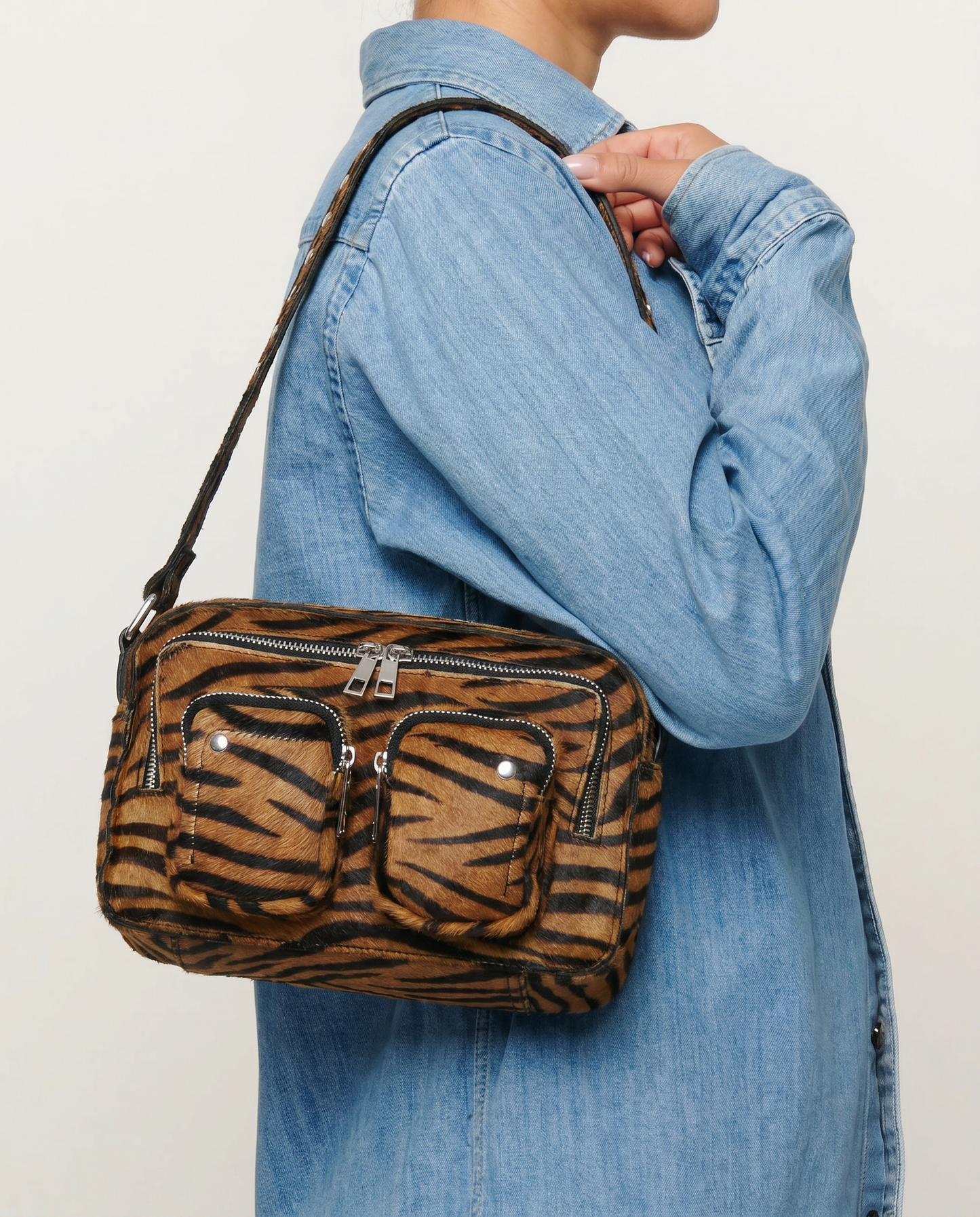 Núnoo Ellie Stripes Deluxe Dark Brown Medium Stripes  [AI]