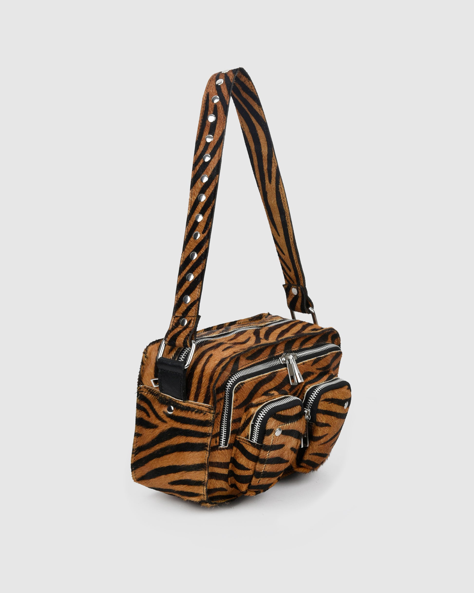 Núnoo Ellie Stripes Deluxe Dark Brown Medium Stripes