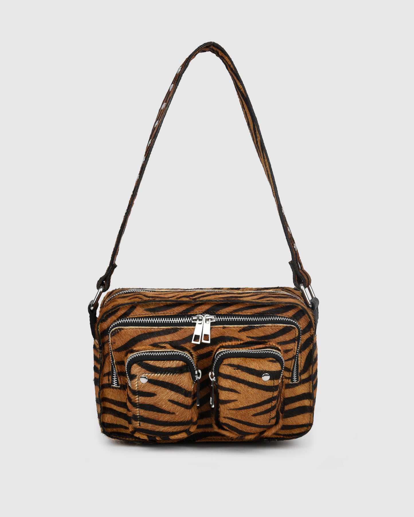 Núnoo Ellie Stripes Deluxe Dark Brown Medium Stripes