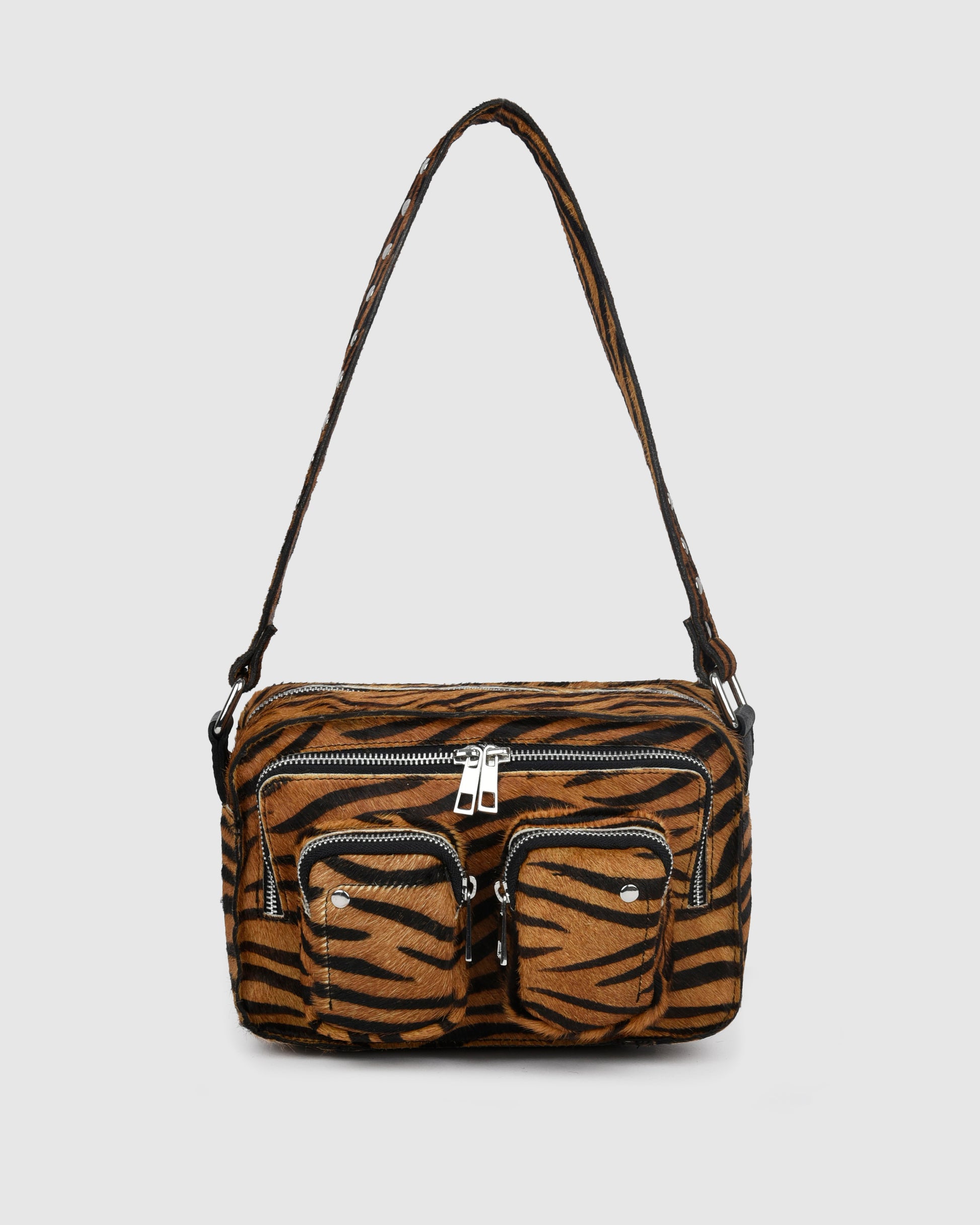 Núnoo Ellie Stripes Deluxe Dark Brown Medium Stripes