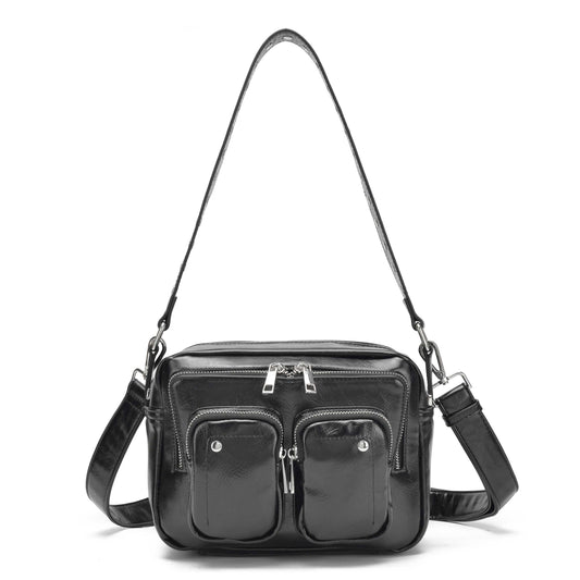 Núnoo Ellie Wrinkle Black Shoulder bags Black