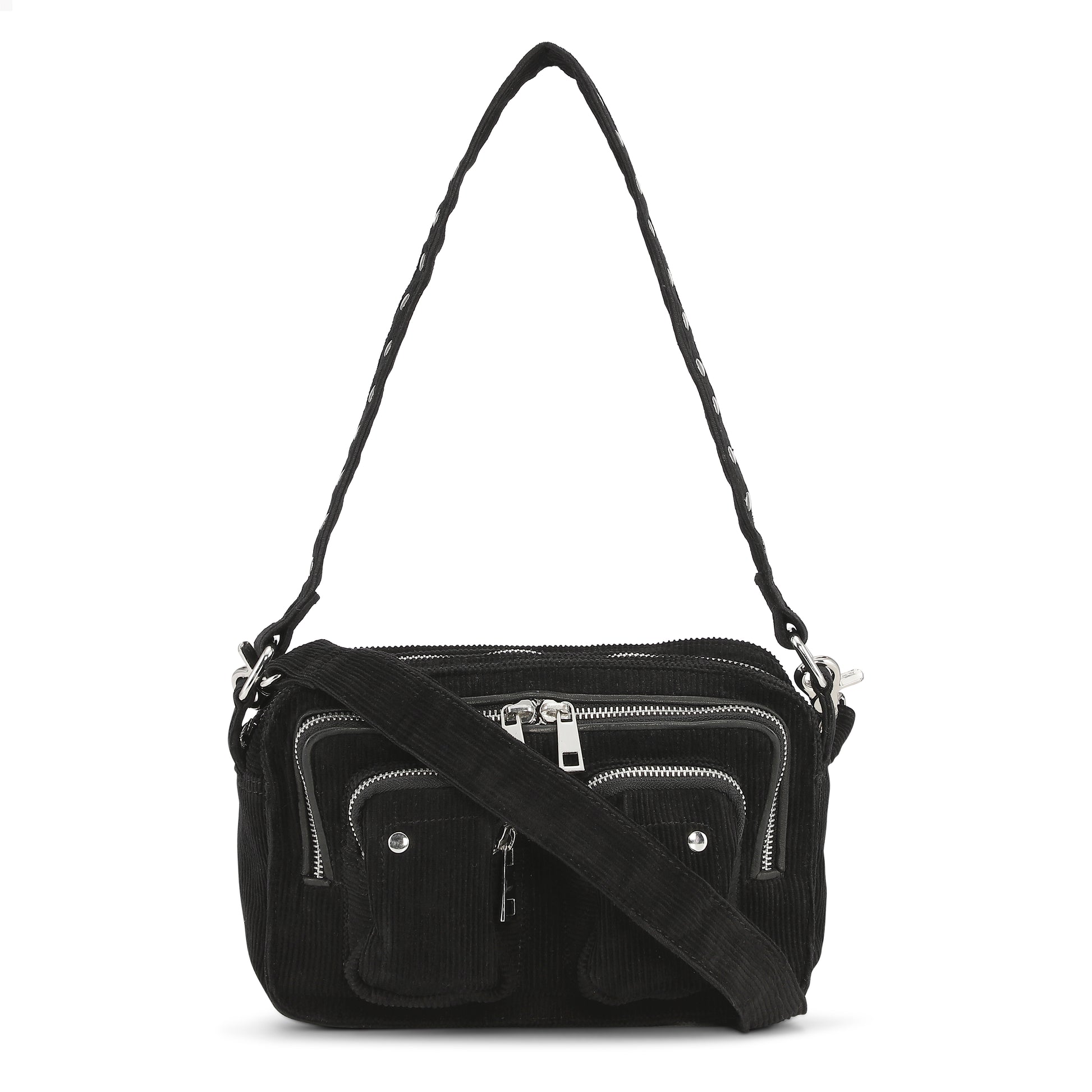 Núnoo Ellie corduroy black Crossbody Black