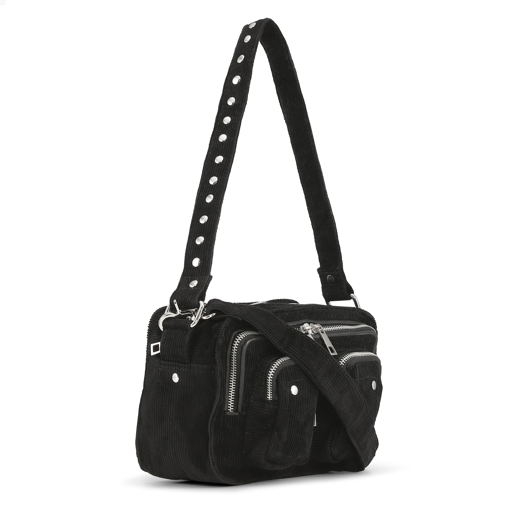 Núnoo Ellie corduroy black Crossbody Black