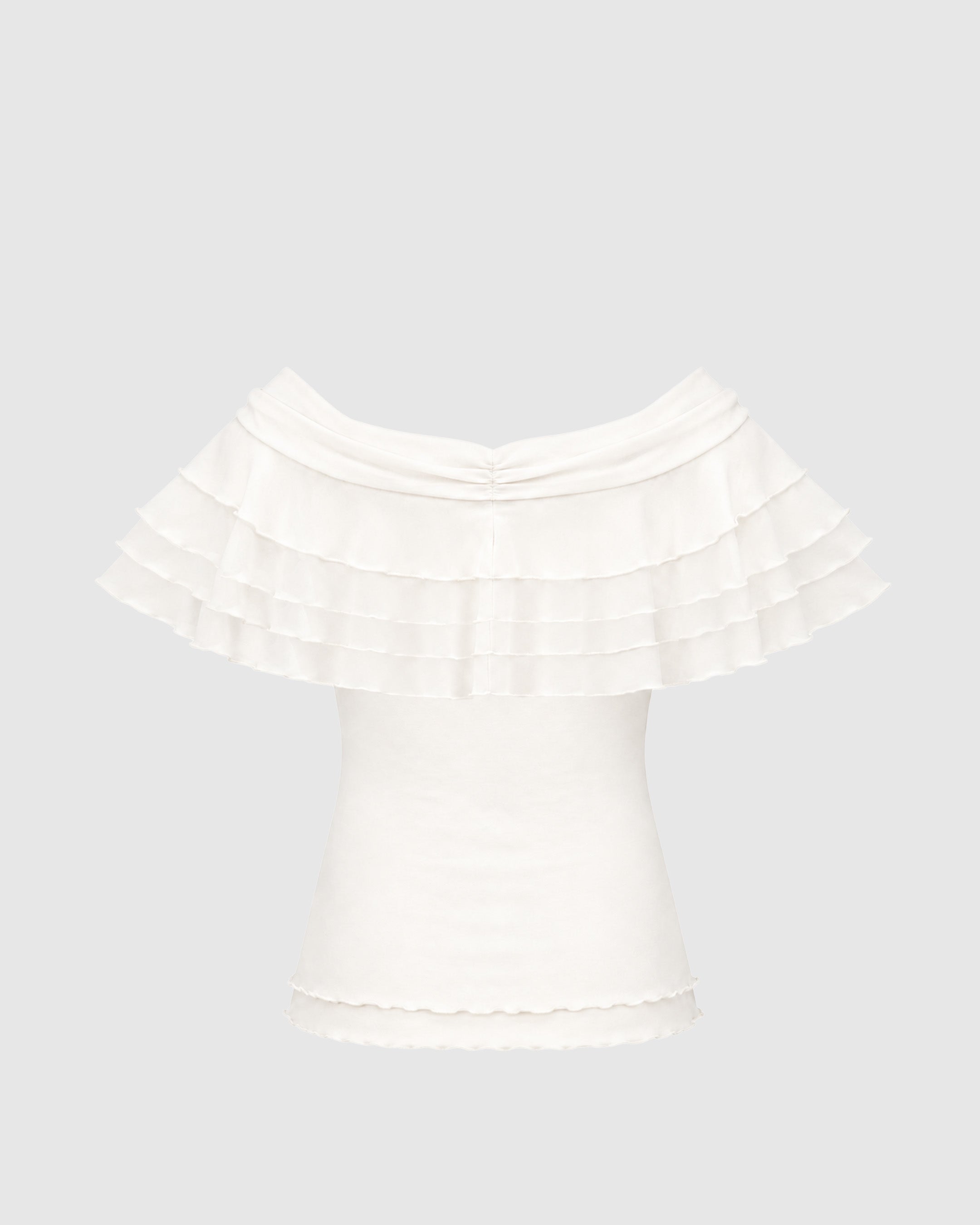 HOUGA × AMPHI RUFFLED TOPS Tiered Ruffle Top | Gap Factory