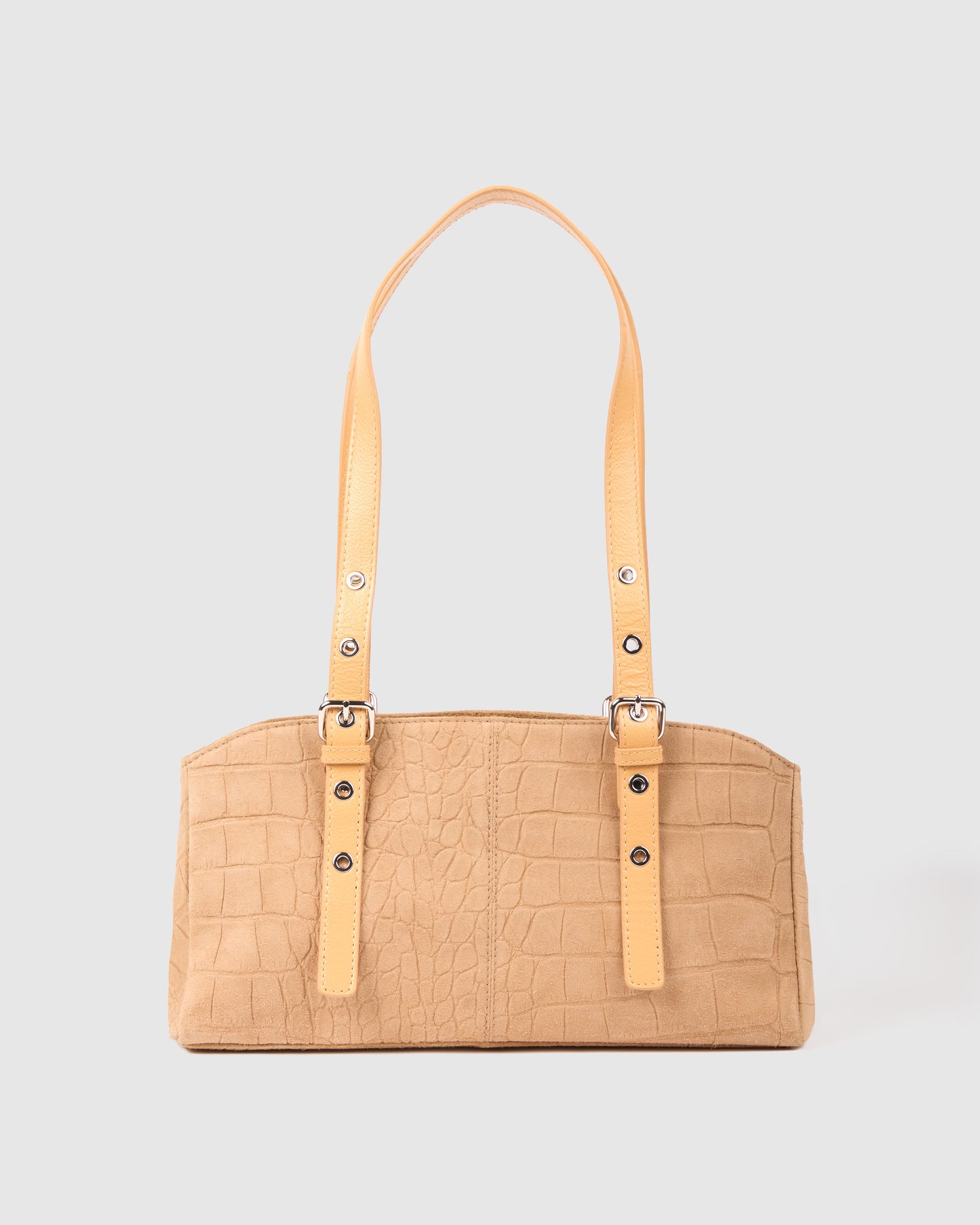 Núnoo Hazel Scale Suede Cream Medium Cream