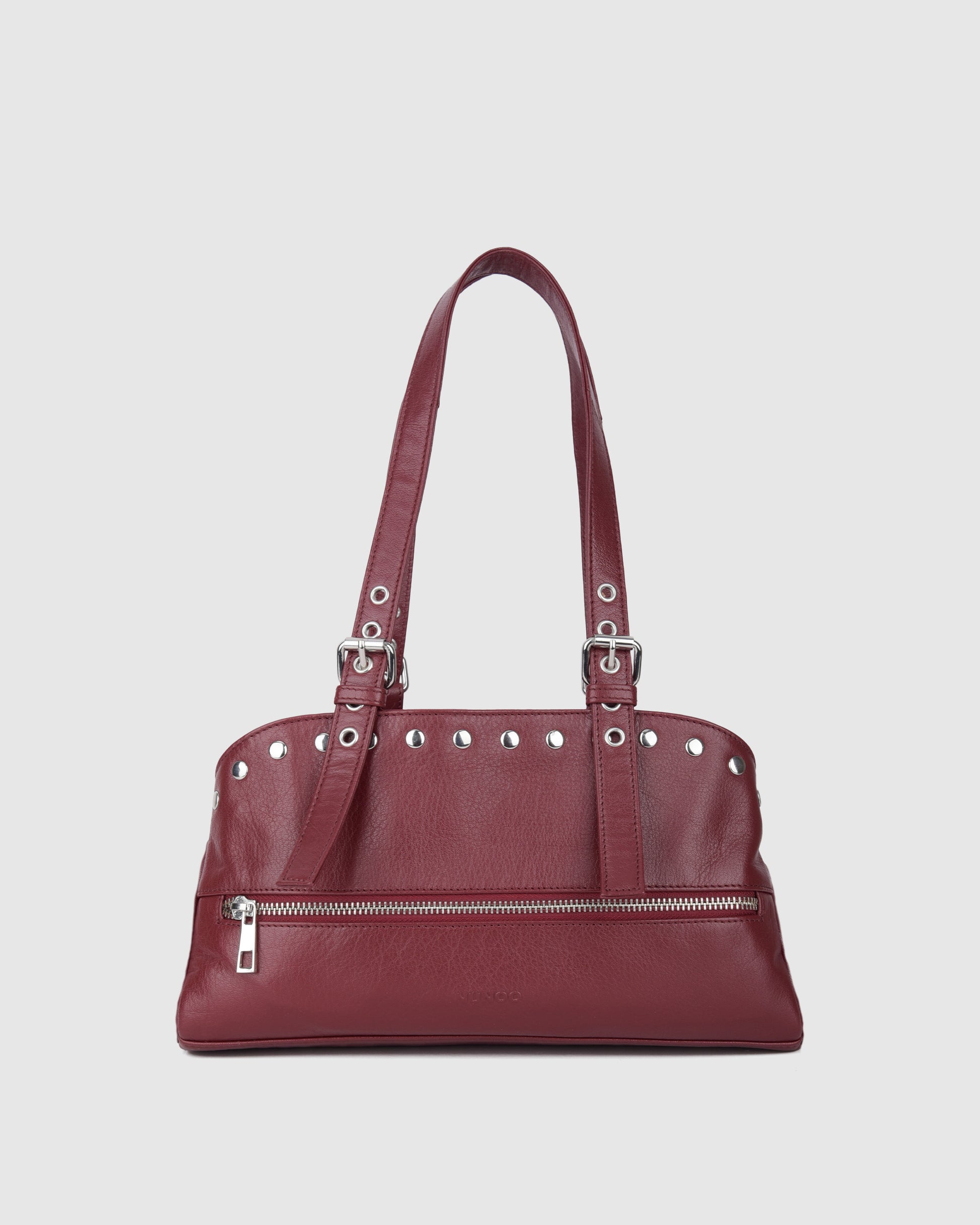 Núnoo Hazel Studs Mountain Bordeaux Medium Bordeaux