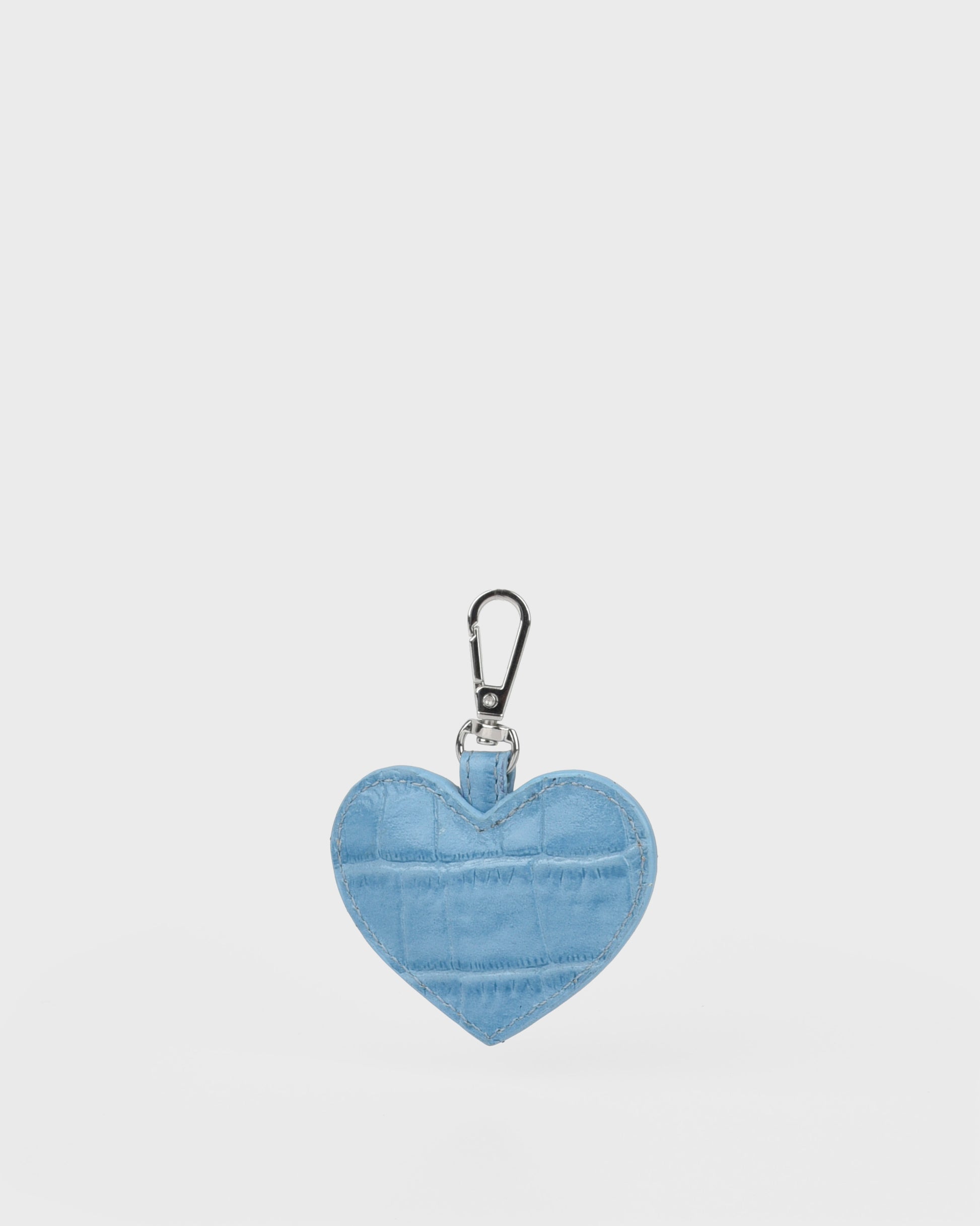 Núnoo Heart Bag Charm Texas Dusty Blue Accessories Dusty Blue