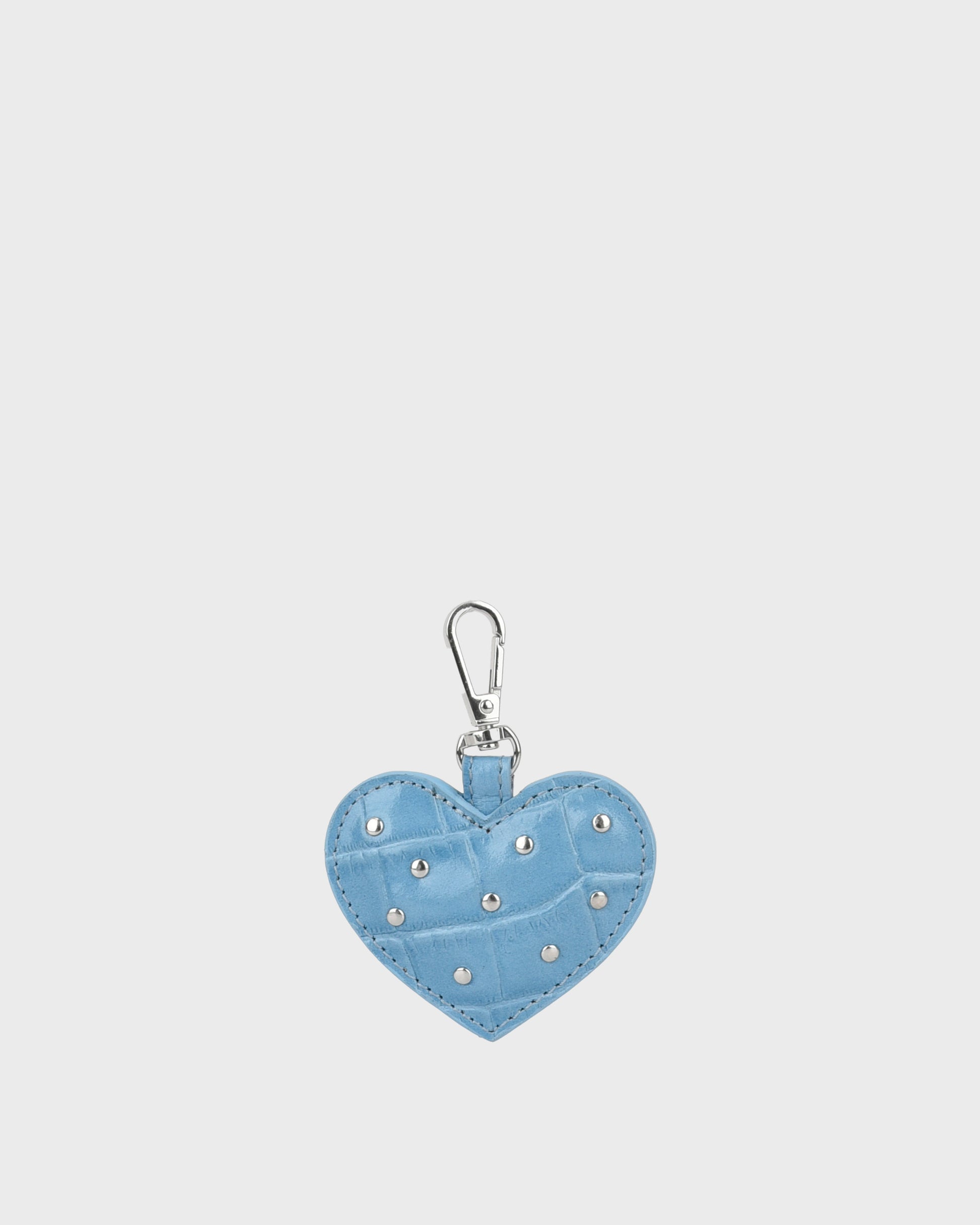 Núnoo Heart Bag Charm Texas Dusty Blue Accessories Dusty Blue