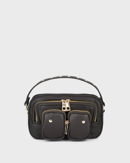 Núnoo Helena Air Deep Brown w. Gold Small bag Deep Brown