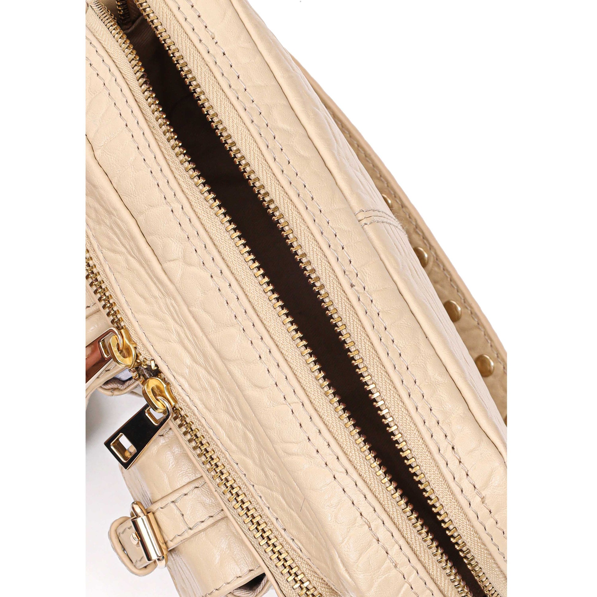 Núnoo Helena Buckle New Zealand Sand w. Gold Shoulder bags Sand