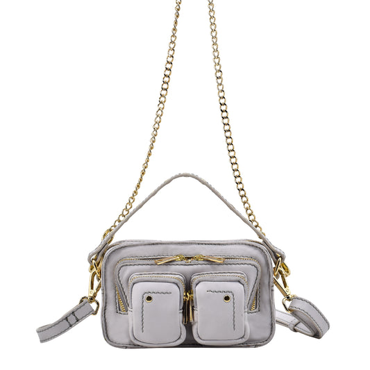 Núnoo Helena Cozy Off White w. Gold Shoulder bags Off white