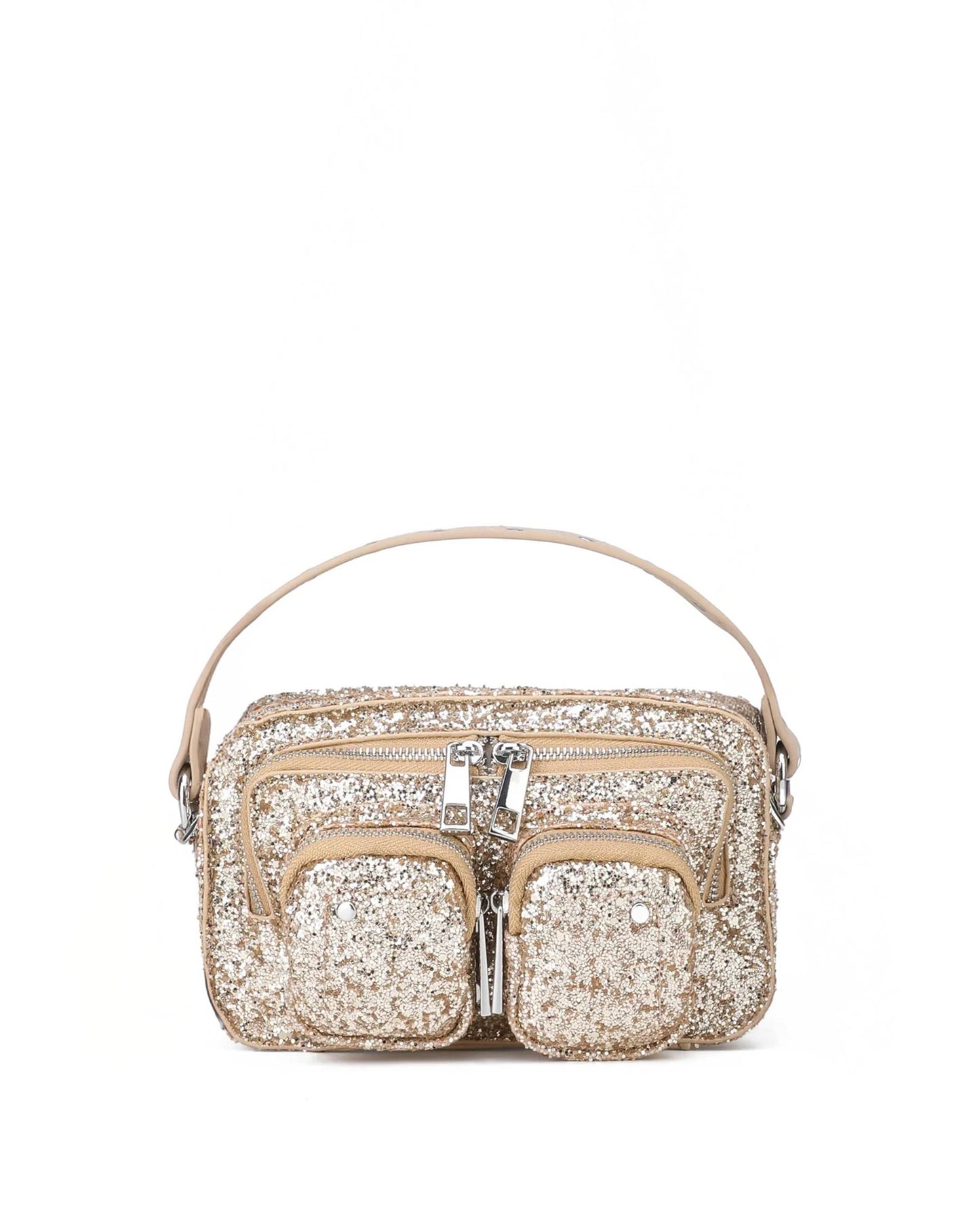 Núnoo Helena Glitter Gold Small bag Gold