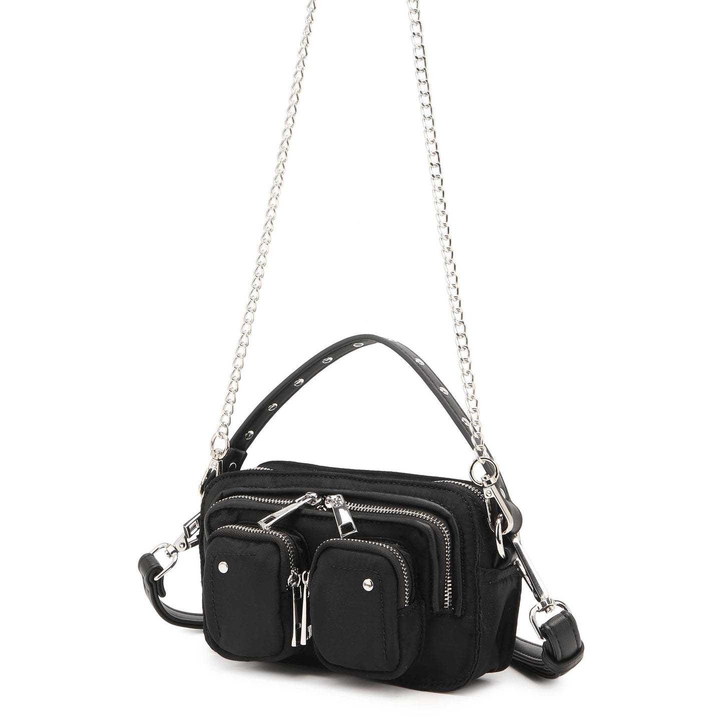 Núnoo Helena Recycled nylon black Small bag Black