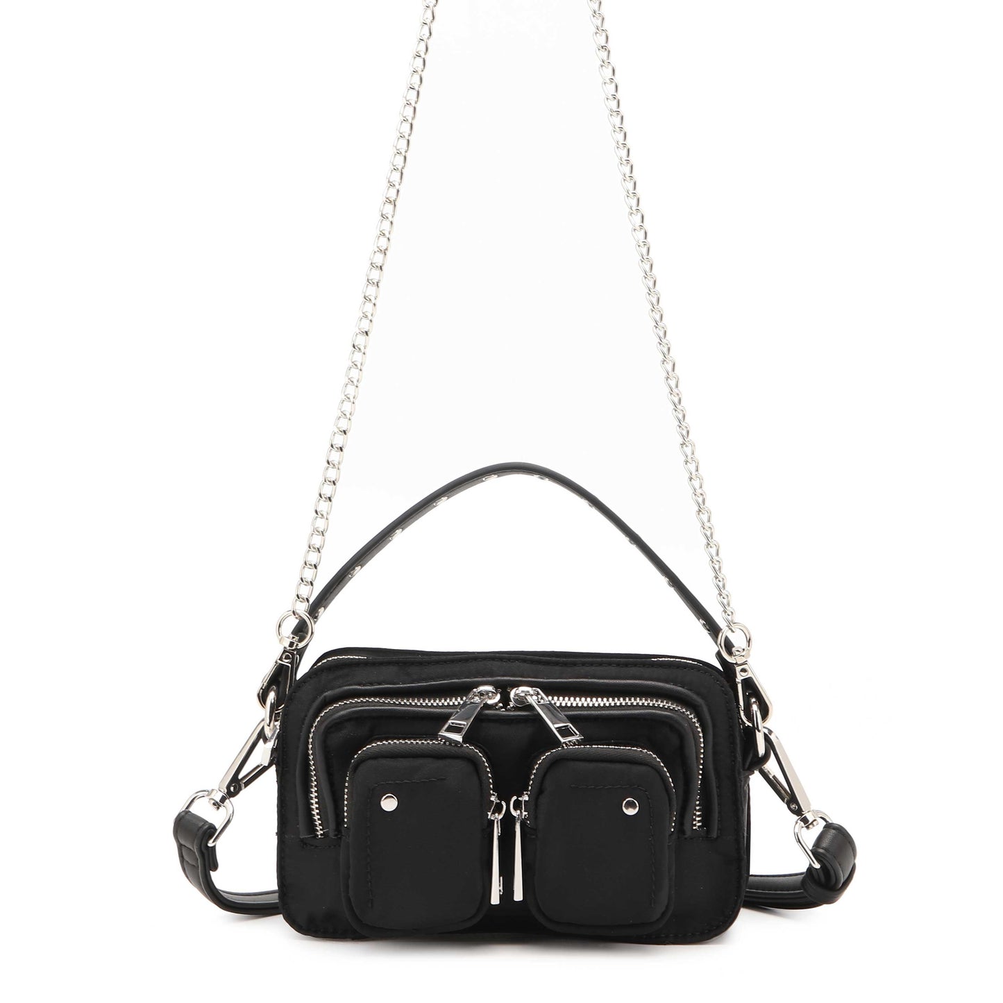 Núnoo Helena Recycled nylon black Small bag Black