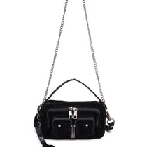 Helena Suede Black w. Antique silver