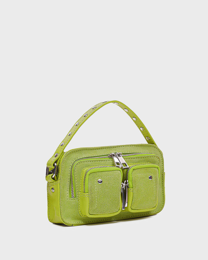 Núnoo Helena Suede Lime Small bag