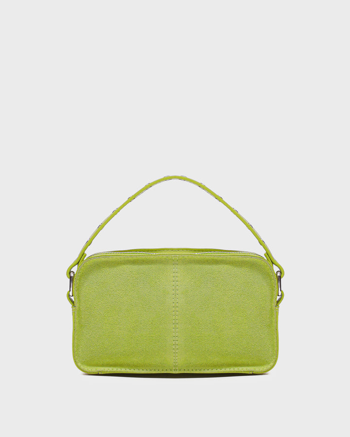 Núnoo Helena Suede Lime Small bag