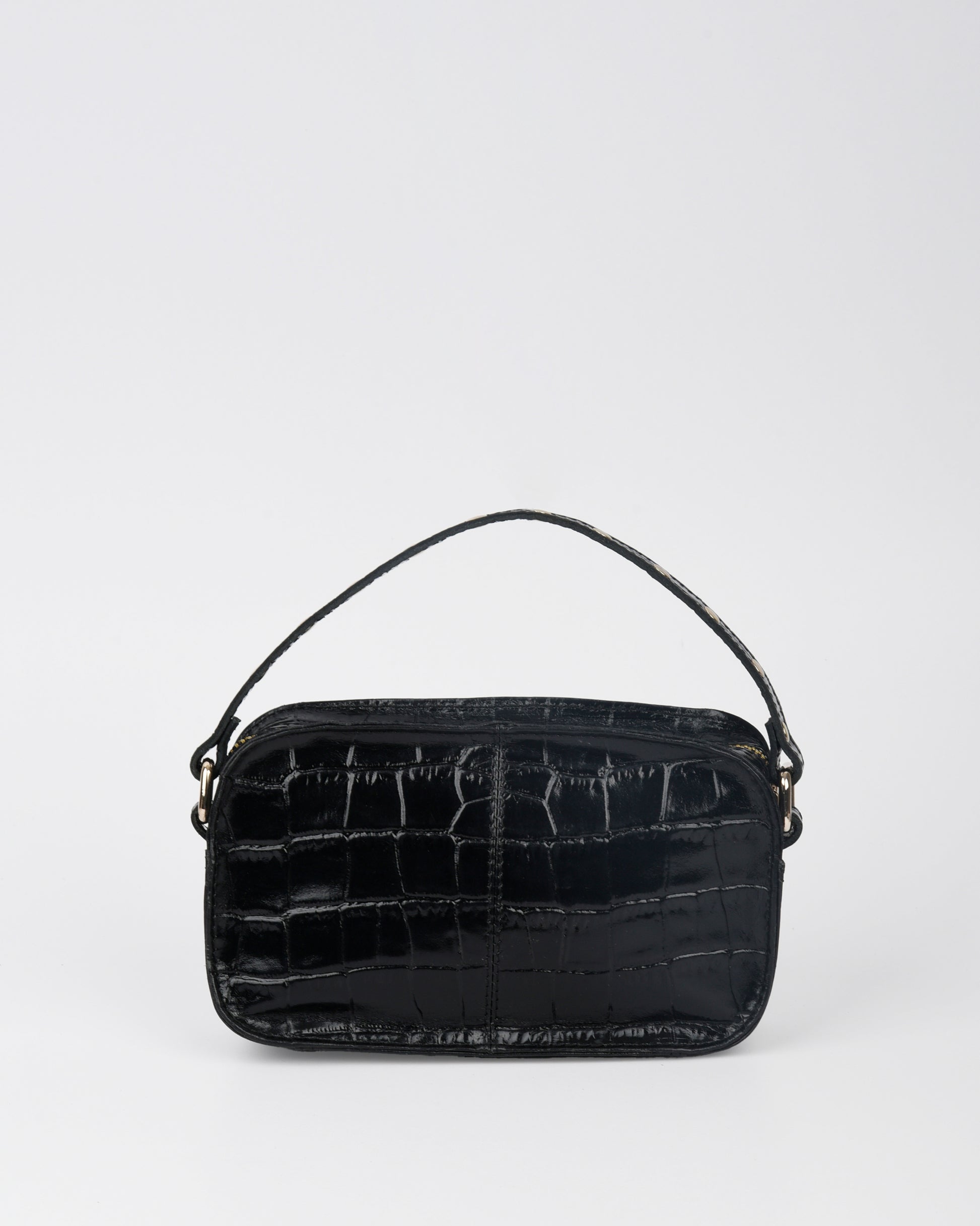 Núnoo Helena Texas Black w. Gold Small bag Black