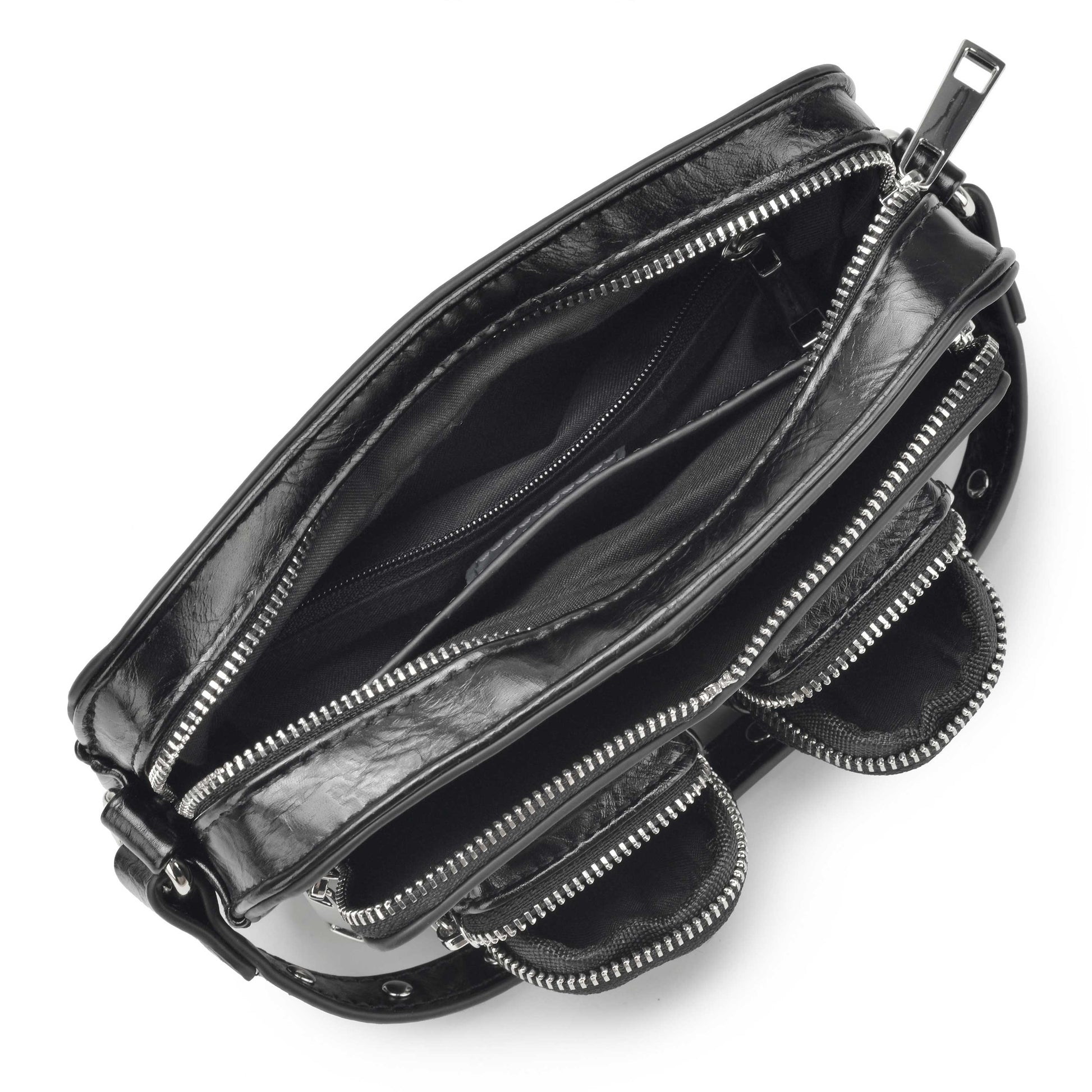 Núnoo Helena Wrinkle Black Shoulder bags Black