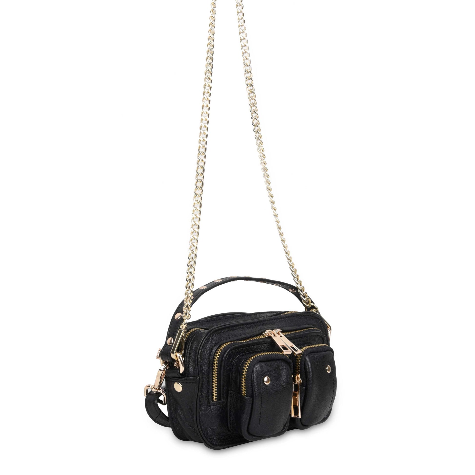 Núnoo Helena air 1 black w. gold Small bag Black