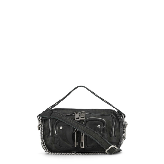 Núnoo Helena washed Small bag Black