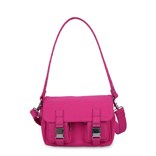Núnoo Hilma Recycled Canvas Hot Pink Shoulder bags Hot Pink