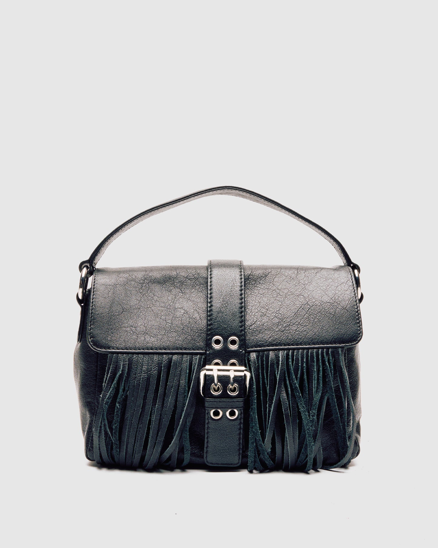 Núnoo Honey Buckle Fringe Mountain Black Medium Black