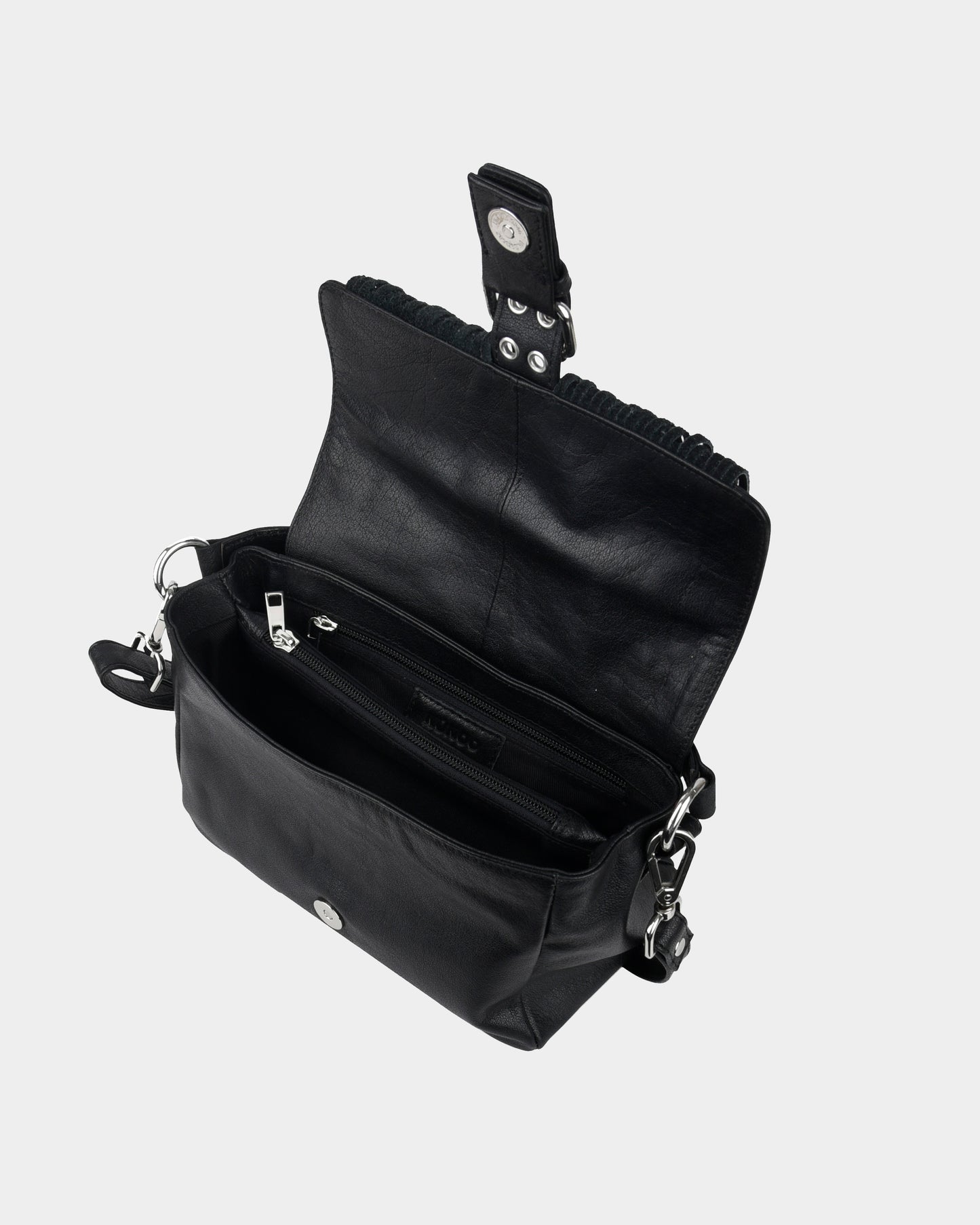 Núnoo Honey Buckle Fringe Mountain Black Medium Black