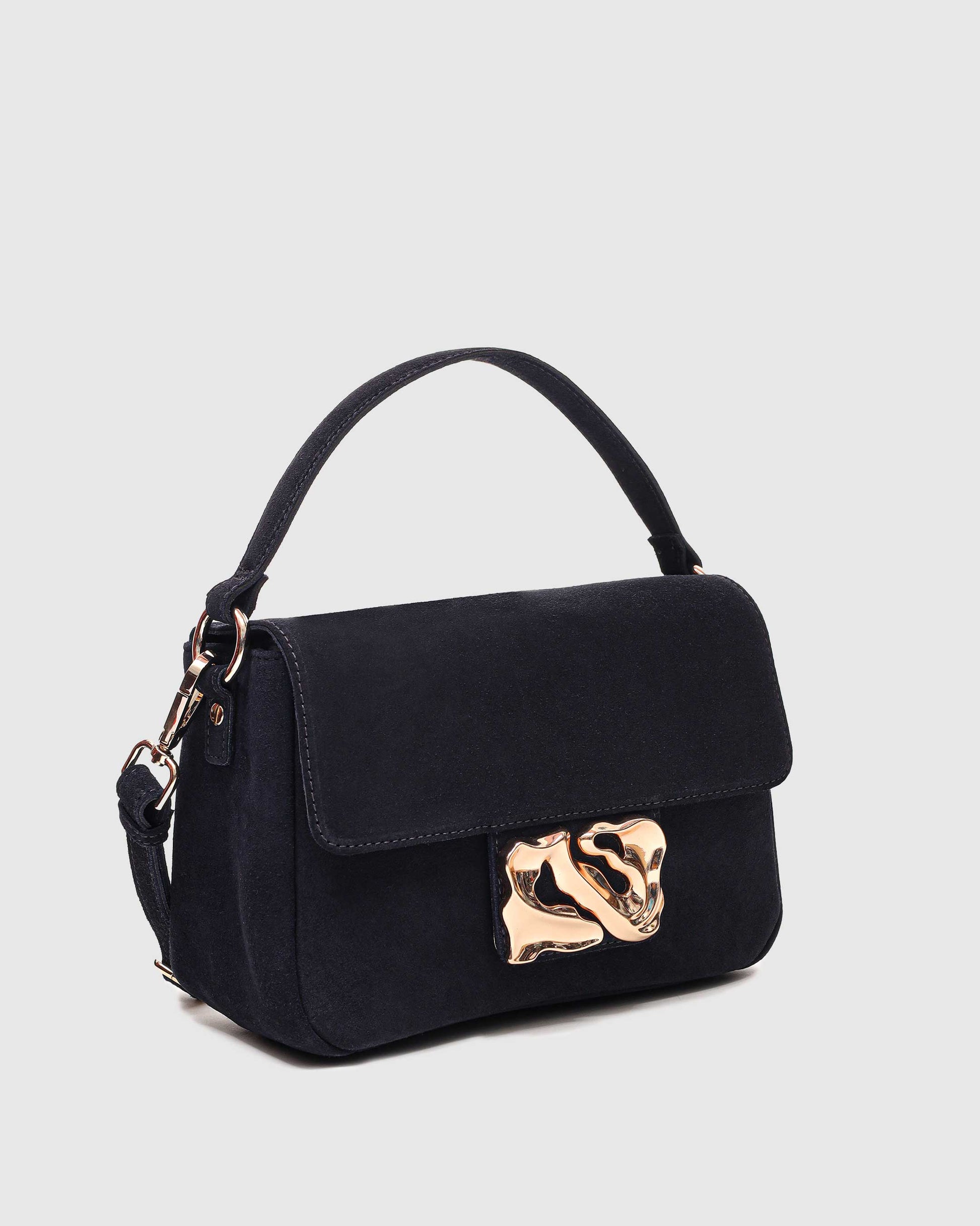 Núnoo Honey Icon Suede Navy w. Gold Medium Navy