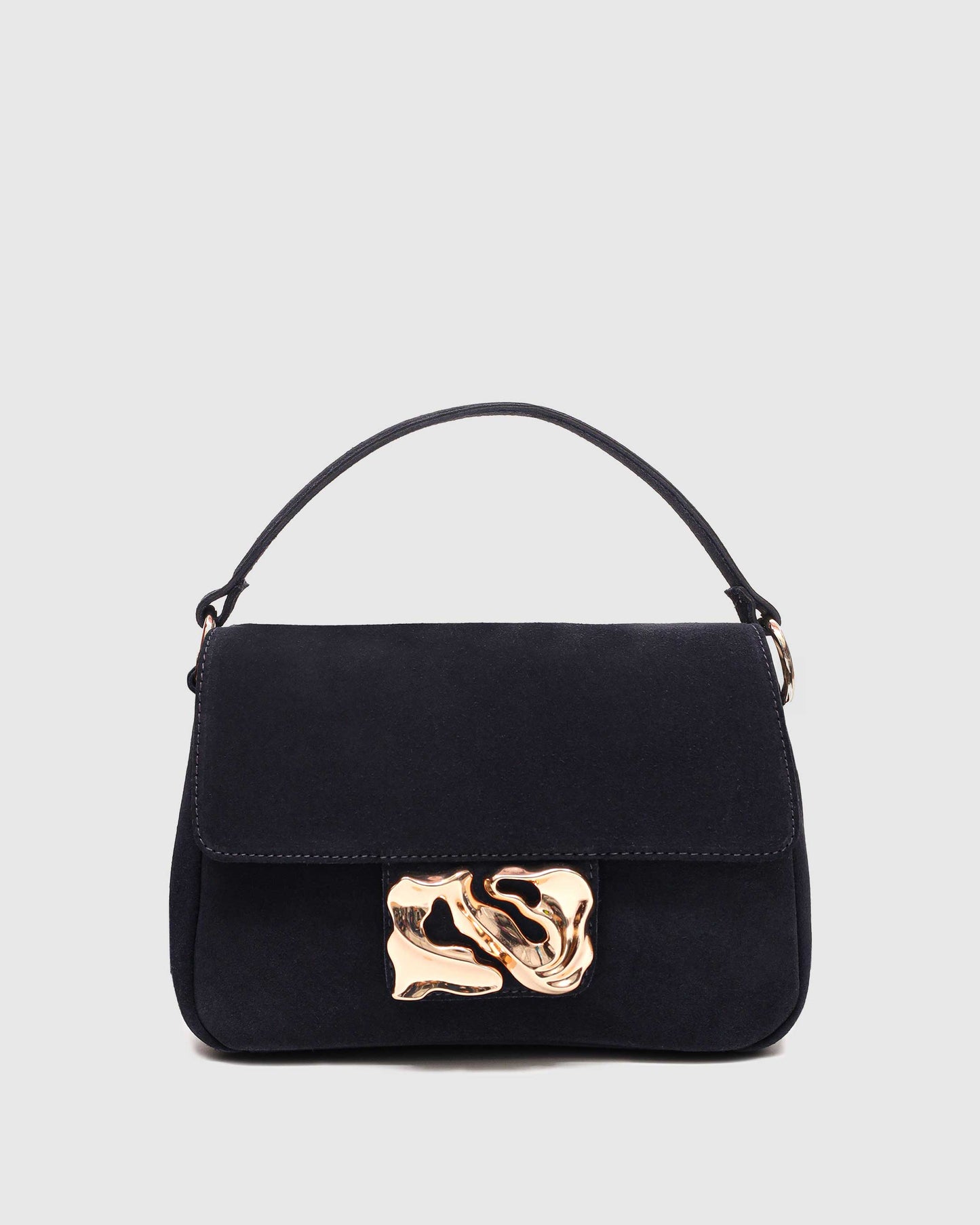 Núnoo Honey Icon Suede Navy w. Gold Medium Navy