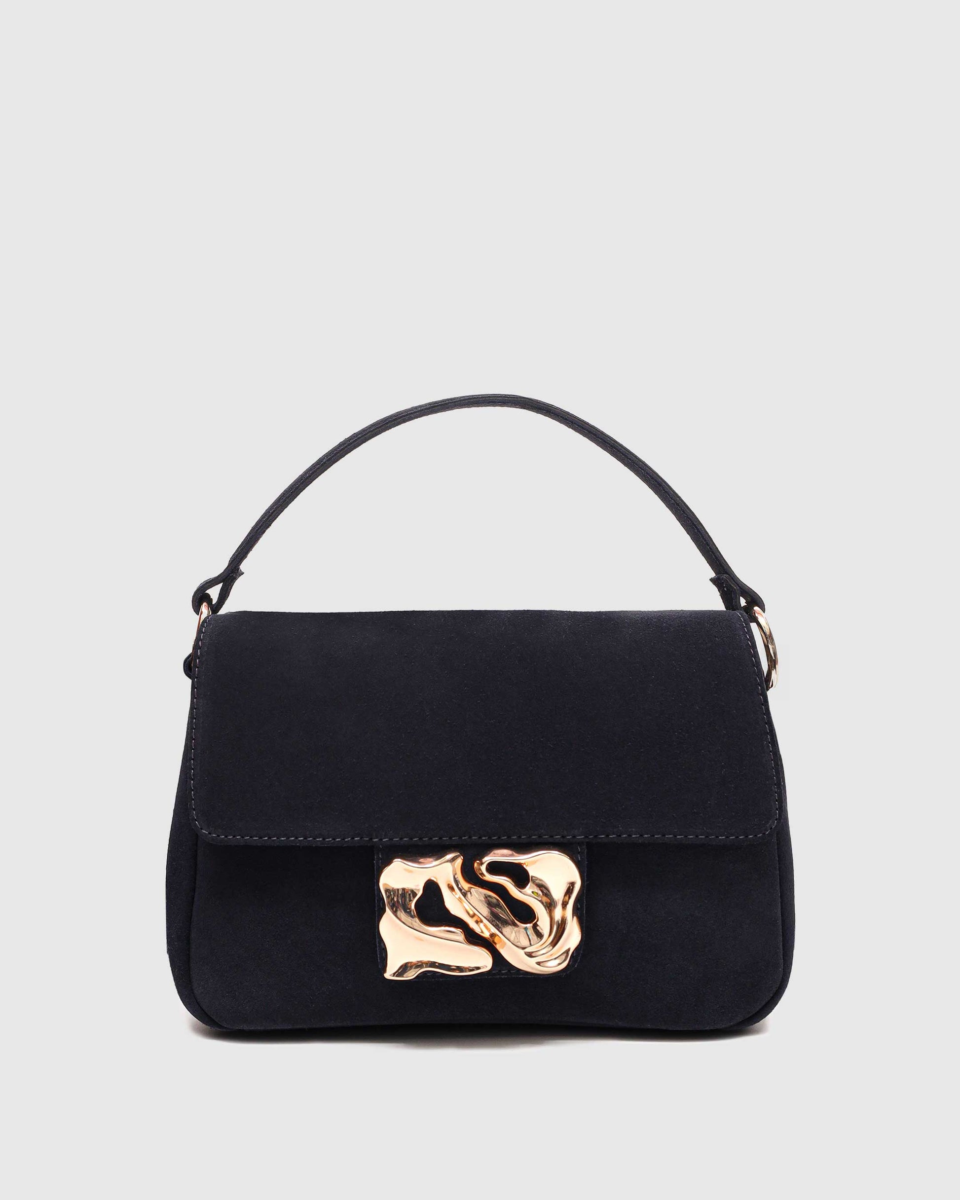 Núnoo Honey Icon Suede Navy w. Gold Medium Navy