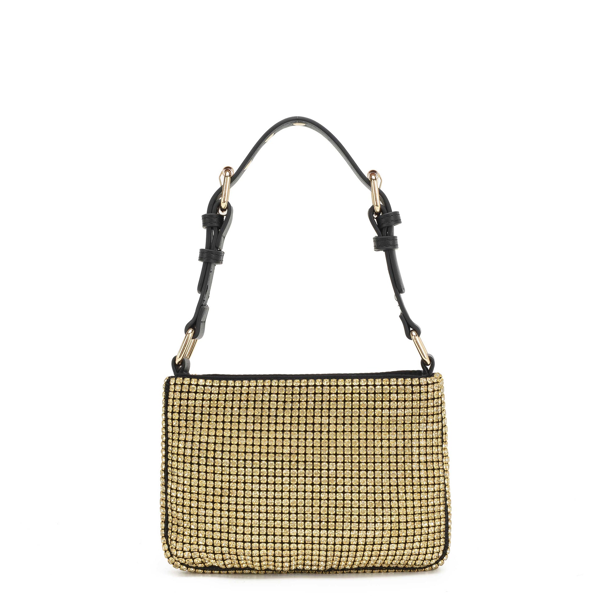 Núnoo Juno Glitter Recycled Nylon Gold Shoulder bags Gold