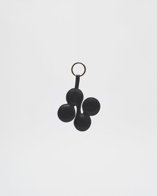 Núnoo Logo Keyring Florence Black w. Gold Accessories Black