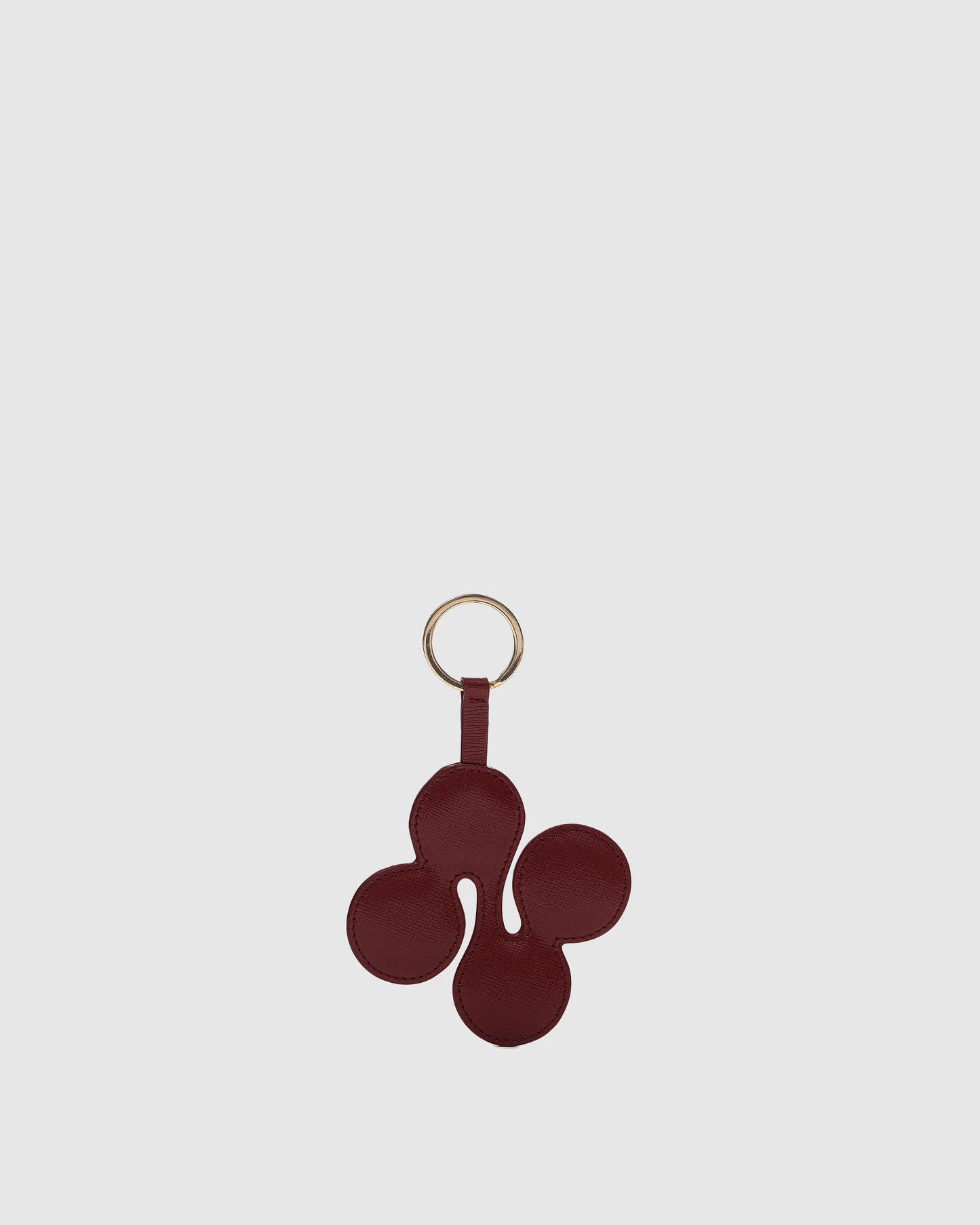 Núnoo Logo Keyring Florence Maroon w. Gold Accessories Maroon