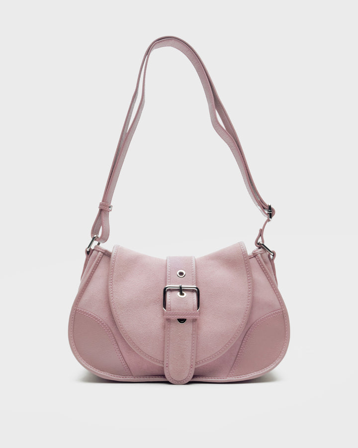 Núnoo Maria Suede Candyfloss Medium Candyfloss