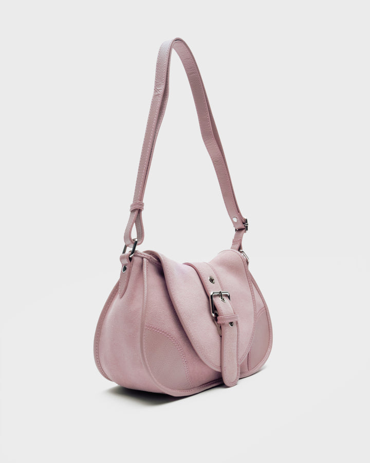 Núnoo Maria Suede Candyfloss Medium Candyfloss