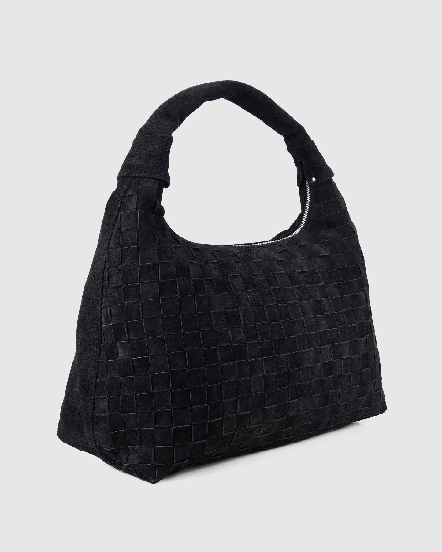 Núnoo Maxi Dandy Braided Suede Black Maxi Black