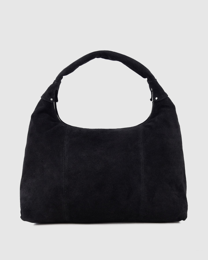 Núnoo Maxi Dandy Braided Suede Black Maxi Black