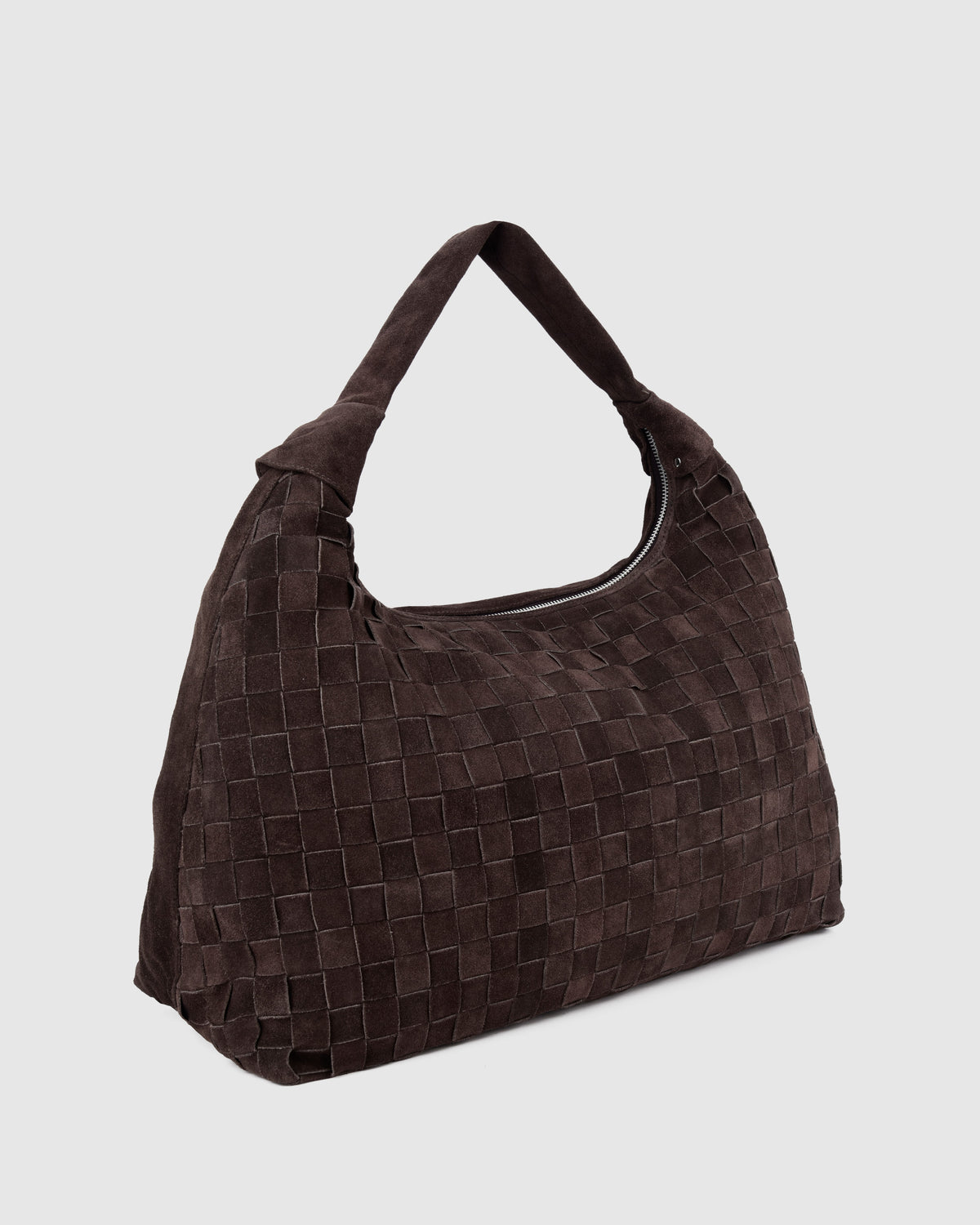Núnoo Maxi Dandy Braided Suede Dark Brown Maxi Dark brown