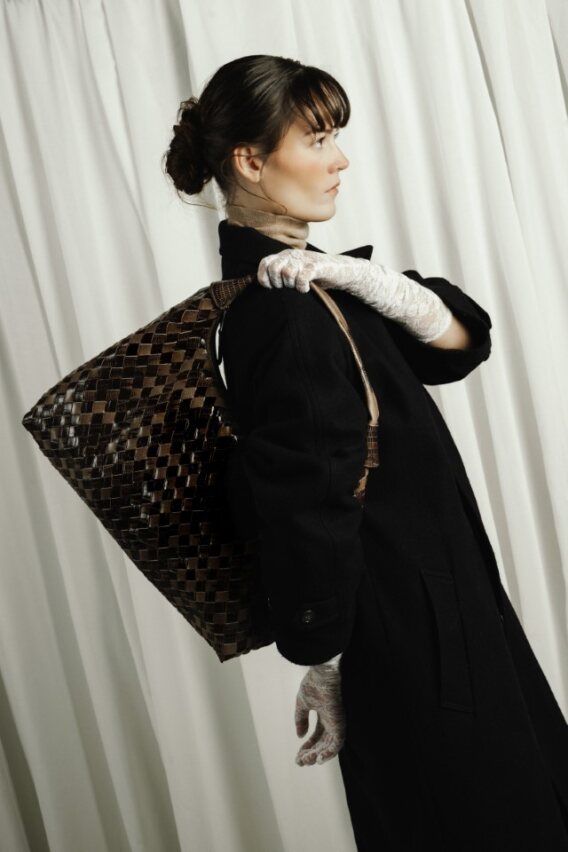 Núnoo Maxi Dandy Braided Viper Brown Maxi Brown
