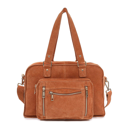 Núnoo Mille Suede Toffee w. Gold Maxi Toffee